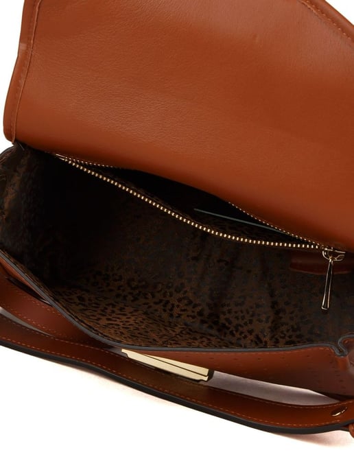 Longchamp Schoudertas Bruin - Image 4