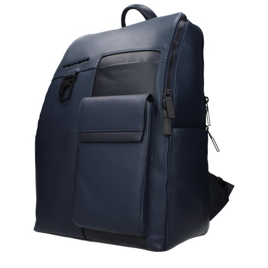 Piquadro Blauw Leren Rugzak - Image 2