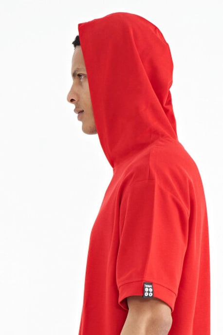 Oversized Hoodie T-Shirt met Accessoire Details - Image 4