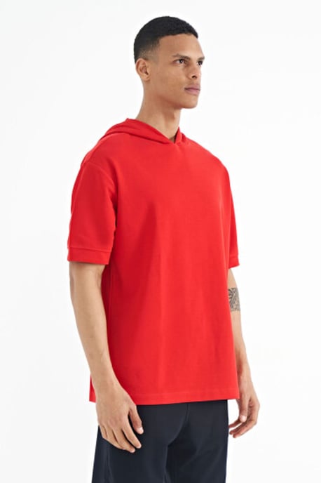 Oversized Hoodie T-Shirt met Accessoire Details - Image 5