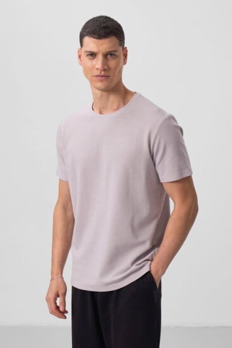 Heren Regular Fit Crew Neck T-Shirt - Image 1