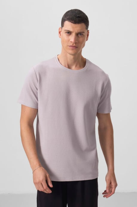 Heren Regular Fit Crew Neck T-Shirt - Image 4