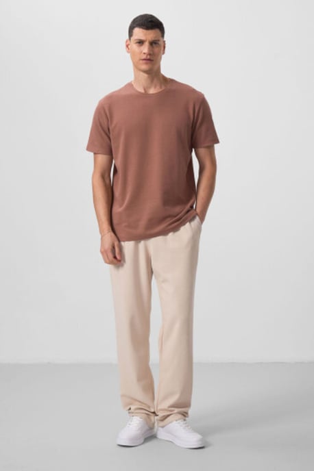 Heren Regular Fit Rondhals T-shirt - Image 2