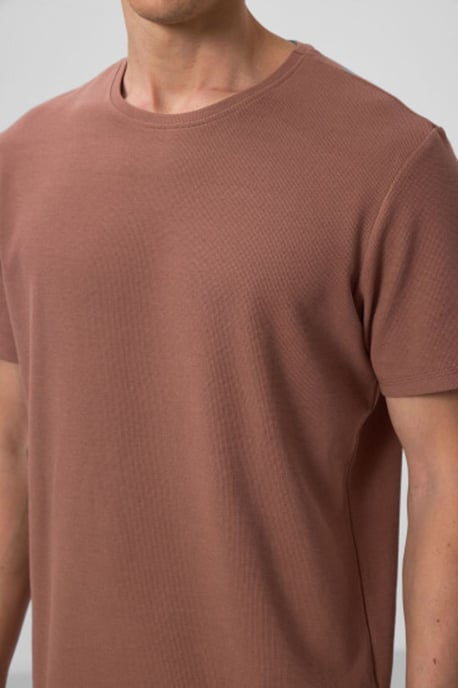 Heren Regular Fit Rondhals T-shirt - Image 3