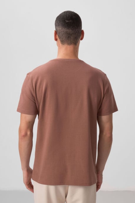 Heren Regular Fit Rondhals T-shirt - Image 5