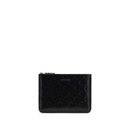 Comme Des Garçons Zwarte Kalfslederen Bos Taurus Portemonnee - Image 1