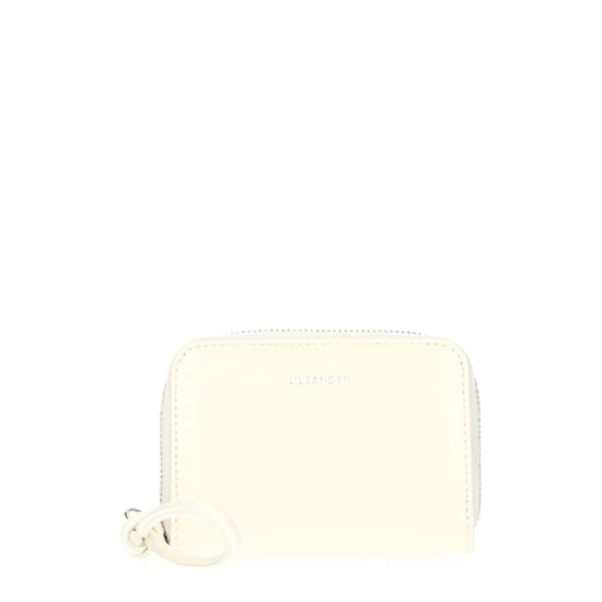 Jil Sander Beige Leren Portefeuille - Image 1