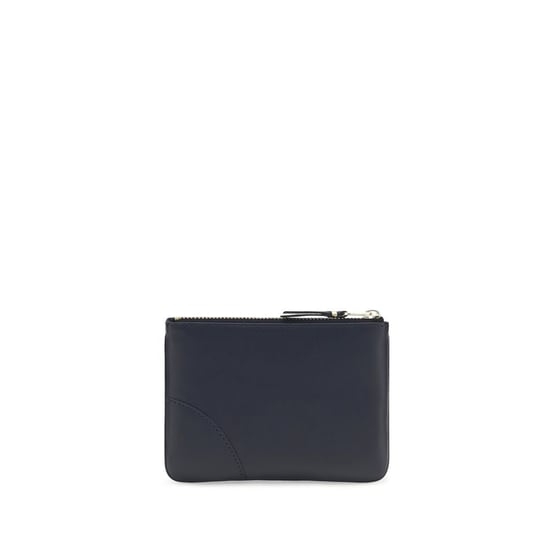 Comme Des Garçons Blauwe Kalfsleren Bos Taurus Portemonnee - Image 2