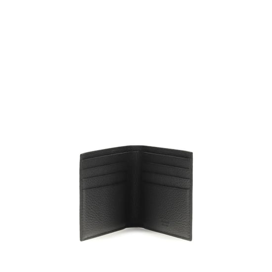 Ferragamo Zwarte Kalfshuiden Bos Taurus Portemonnee - Image 3