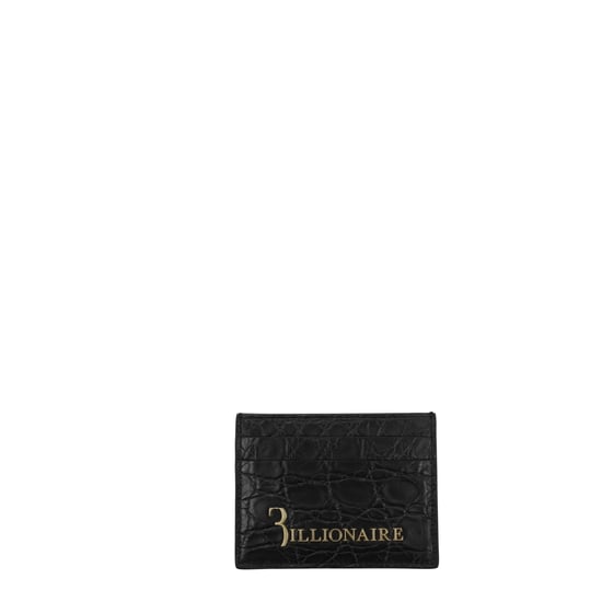 Billionaire Italiaanse Couture Zwarte Krokodillen Standaardkaarthouder - Image 1