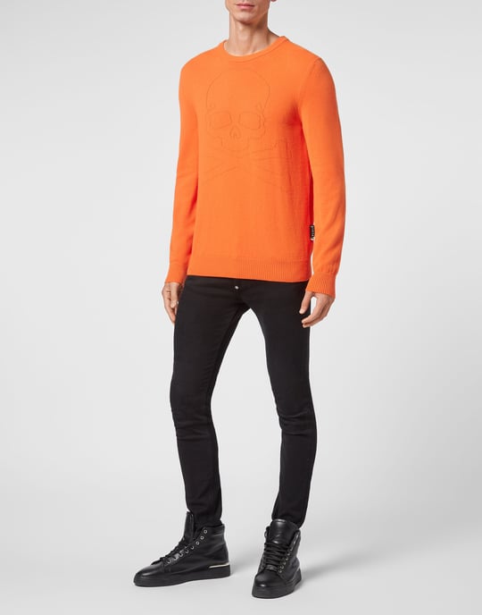 Pullover Ronde Hals Skull And Plein - Image 4