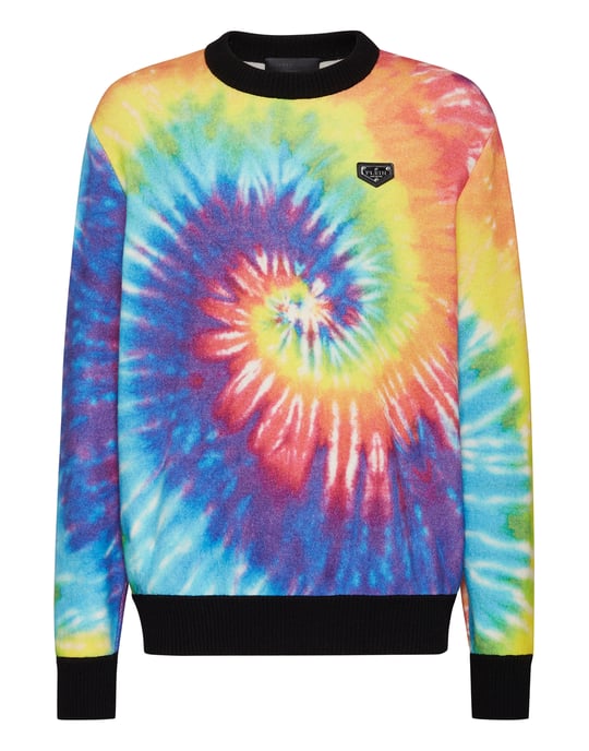 Pullover Ronde Hals Tie Dye - Image 1