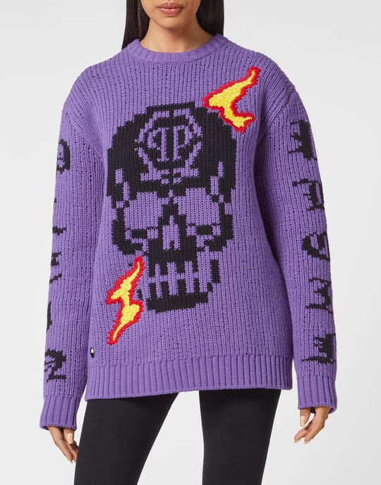 Pullover Ronde Hals Skull - Image 2