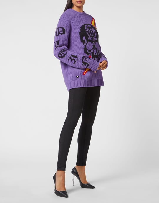 Pullover Ronde Hals Skull - Image 4