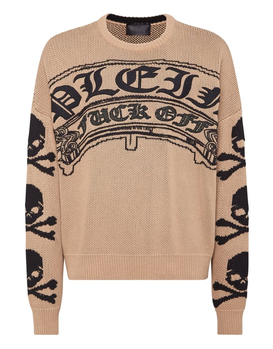 Pullover Ronde Hals Gothic Plein - Image 1