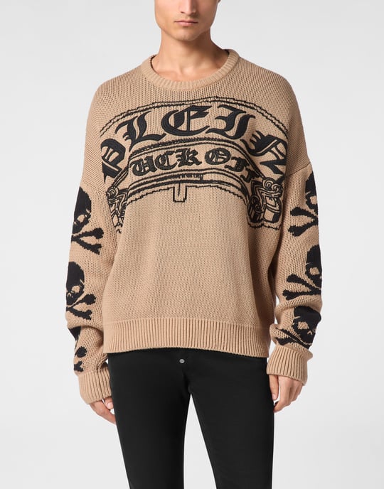 Pullover Ronde Hals Gothic Plein - Image 2
