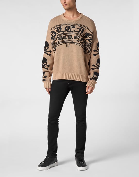 Pullover Ronde Hals Gothic Plein - Image 4