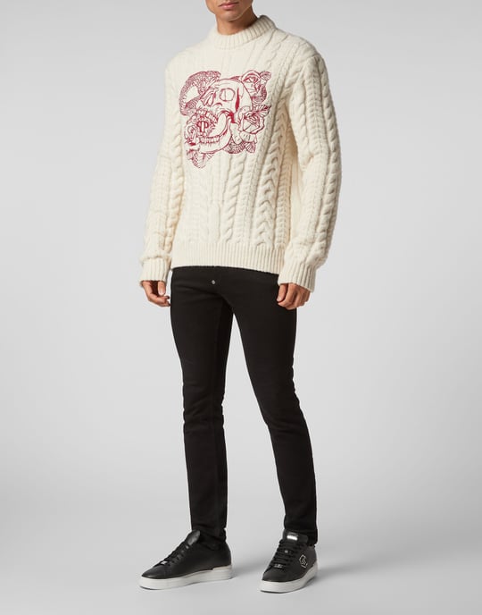 Pullover Ronde Hals Skull - Image 4