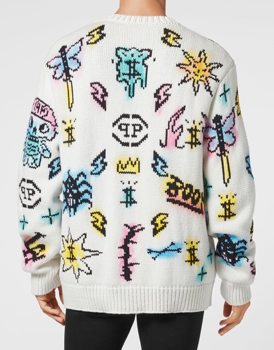 Pullover Ronde Hals Monogram - Image 3