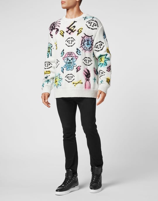 Pullover Ronde Hals Monogram - Image 4