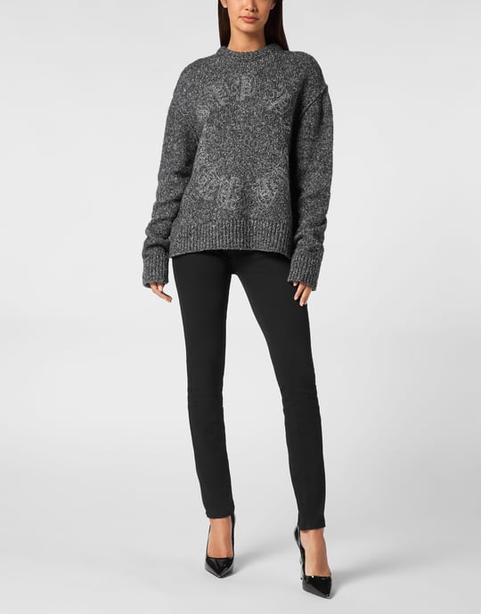 Pullover Ronde Hals Gothic Plein - Image 4