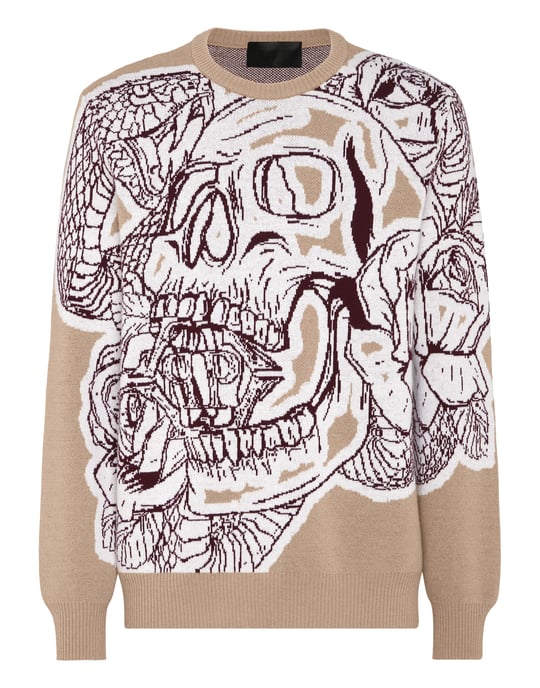 Pullover Ronde Hals Skull - Image 1