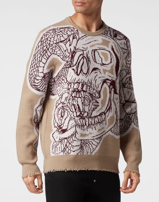 Pullover Ronde Hals Skull - Image 2