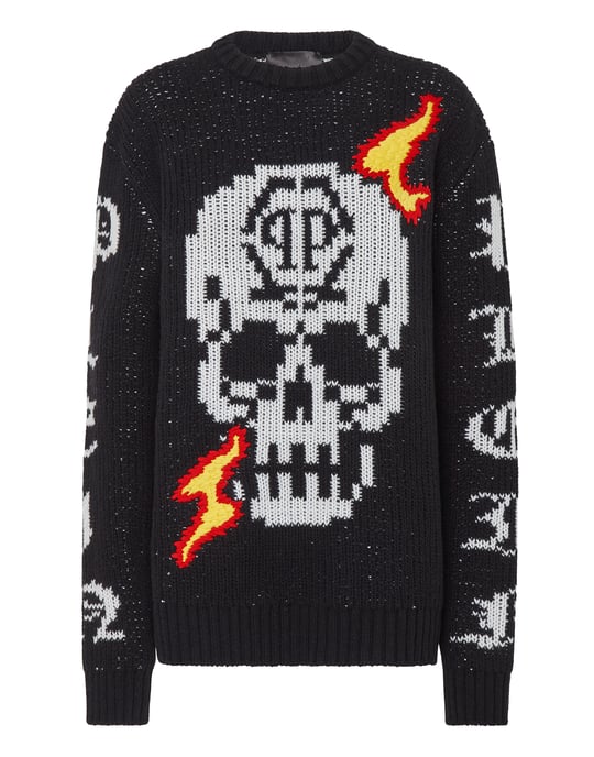 Pullover Ronde Hals Skull - Image 1