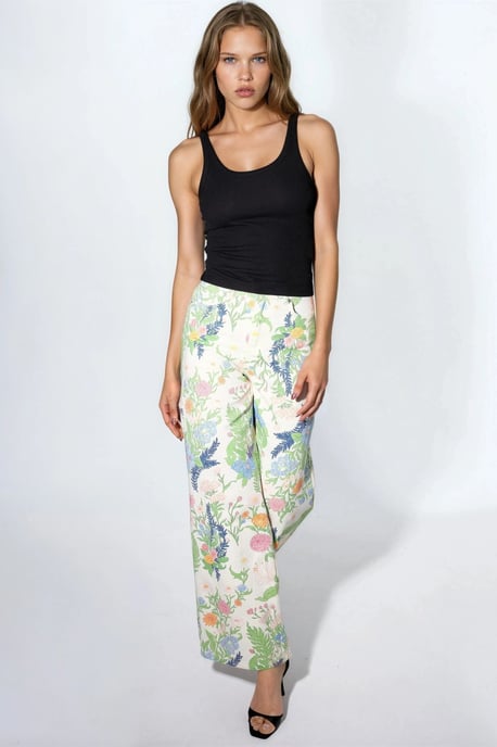 Mouwloze Geribde U-Hals Tanktop - Image 3