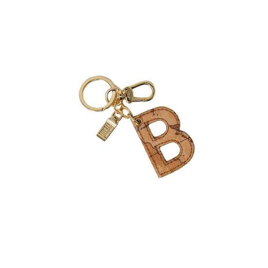 Alviero Martini Prima Classe Beige Katoenen Sleutelhanger - Image 1