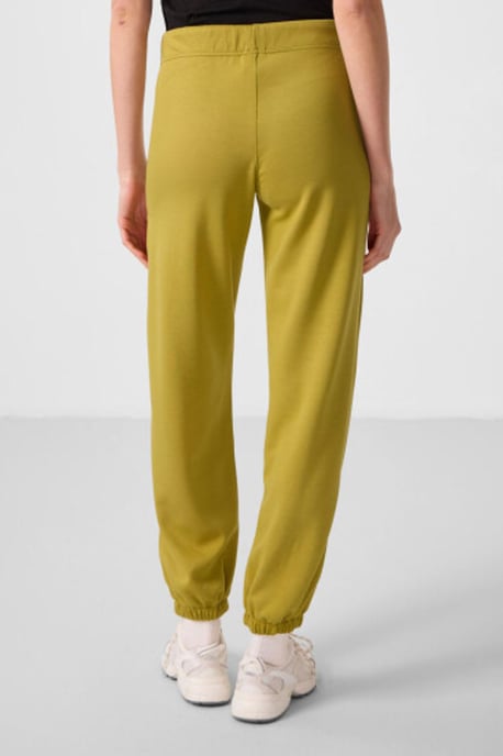 Mid Waist Crepe Relaxed Broek met Zak - Image 5