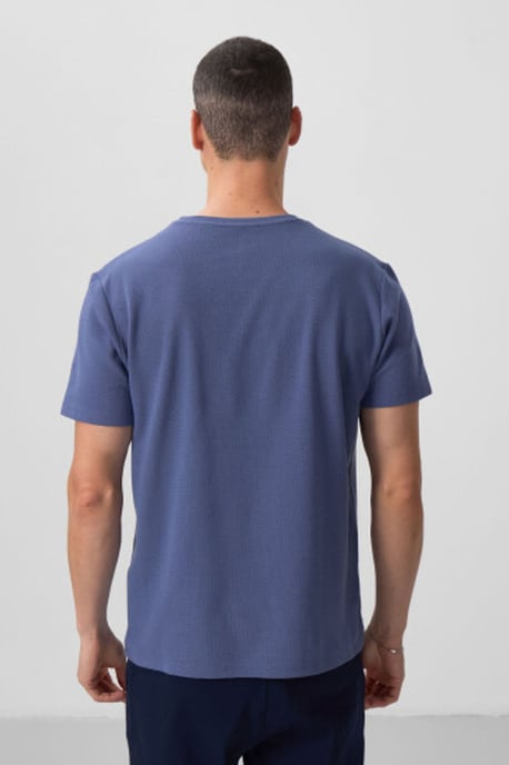Heren Regular Fit Crew Neck T-shirt - Image 5