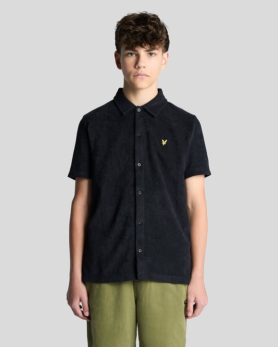 Korte Mouwen Handdoek Shirt - Image 1