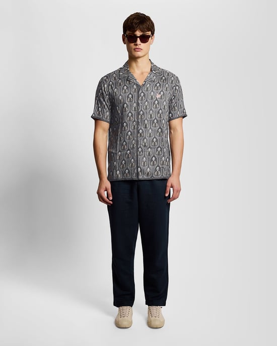 Korte Mouwen Botanische Graphic Shirt - Image 2