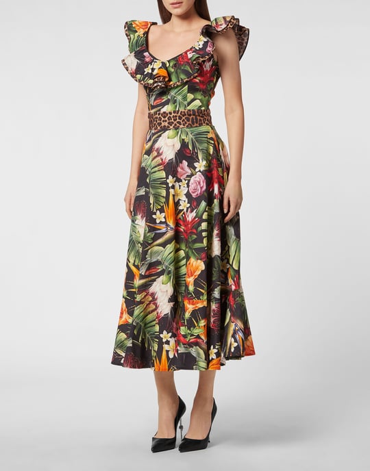 Lange Jurk Flowers - Image 2