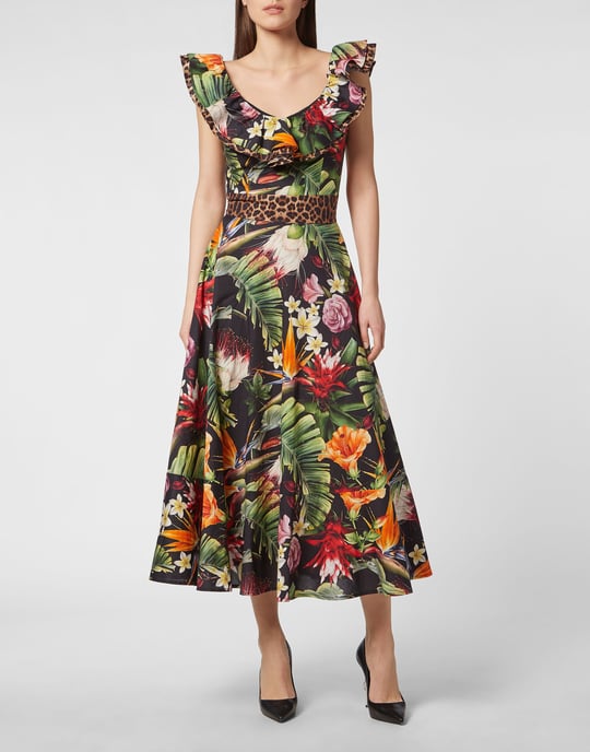 Lange Jurk Flowers - Image 4
