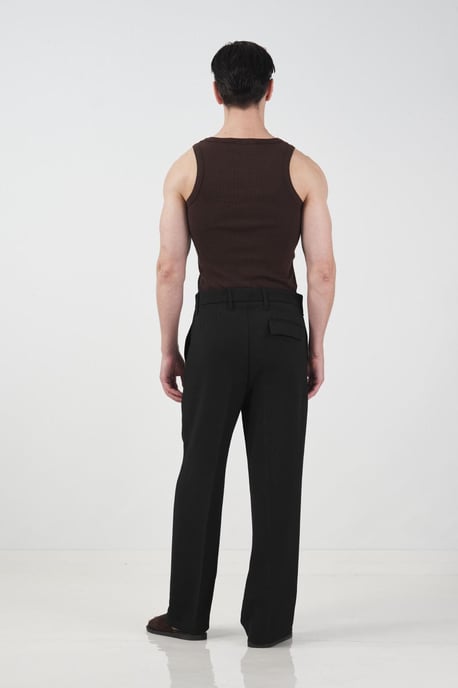 Midden taille Rechte Pijpen Tailored Broek - Image 2