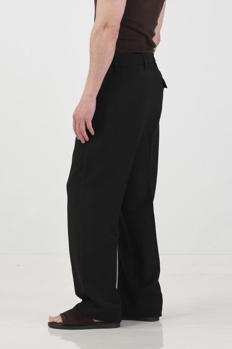 Midden taille Rechte Pijpen Tailored Broek - Image 3