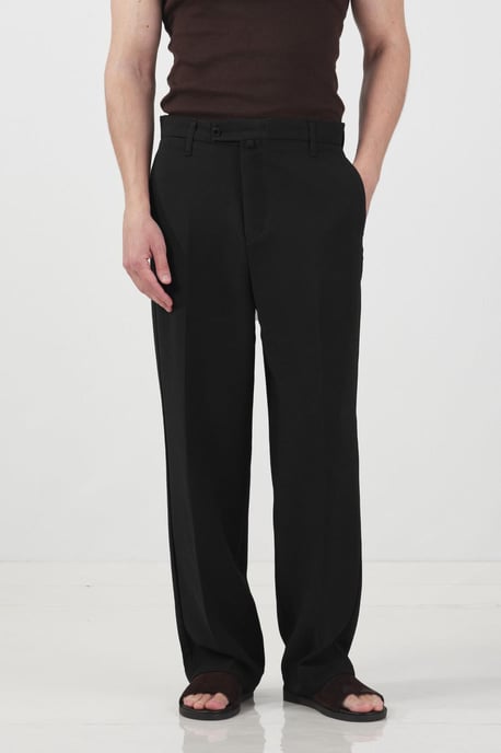 Midden taille Rechte Pijpen Tailored Broek - Image 4