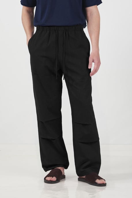 Casual Tencel Joggingbroek met Touwtjes - Image 1