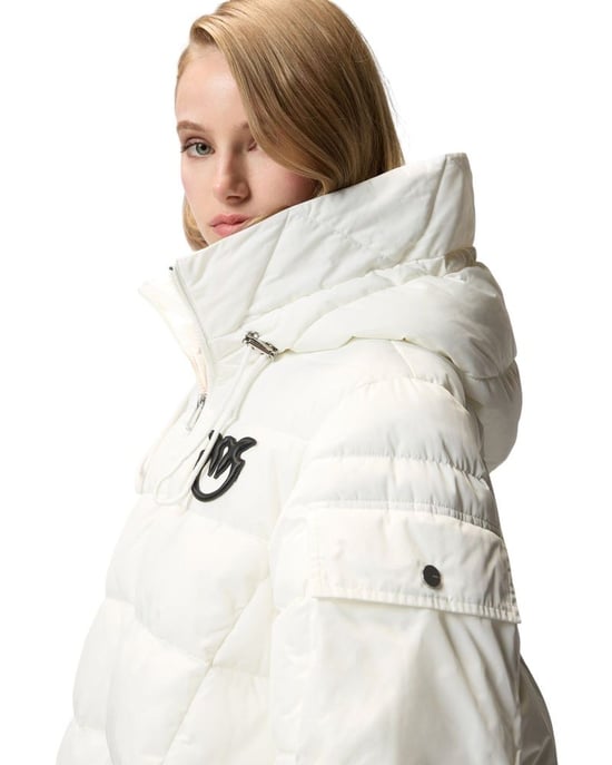 Pinko Winter Jacket White - Image 6