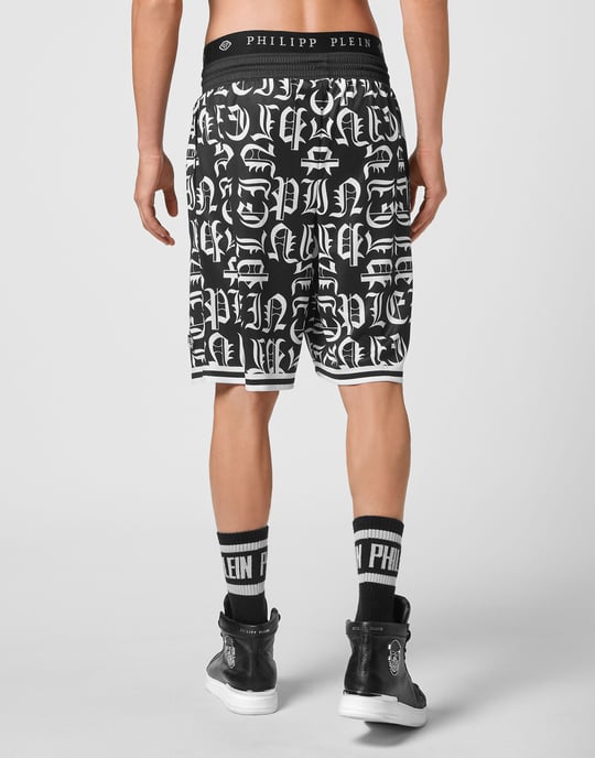 Basket Jogging Shorts Gothic Plein - Image 5