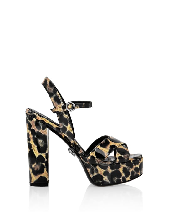 Sandalen Hoge Hakken Leopard - Image 3