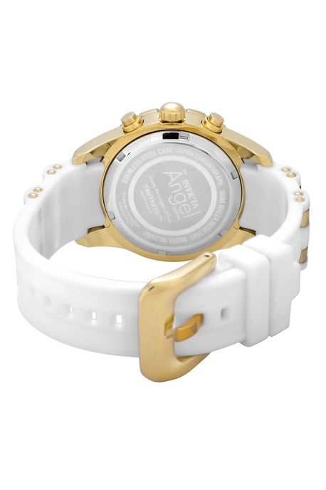 Invicta Angel 24901 Dameshorloge - Quartz Uurwerk - Roestvrij Staal met Witte Wijzerplaat - 40 mm - Image 4