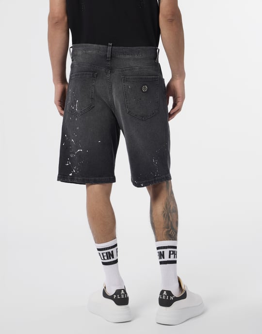 Denim Shorts Paint - Image 5