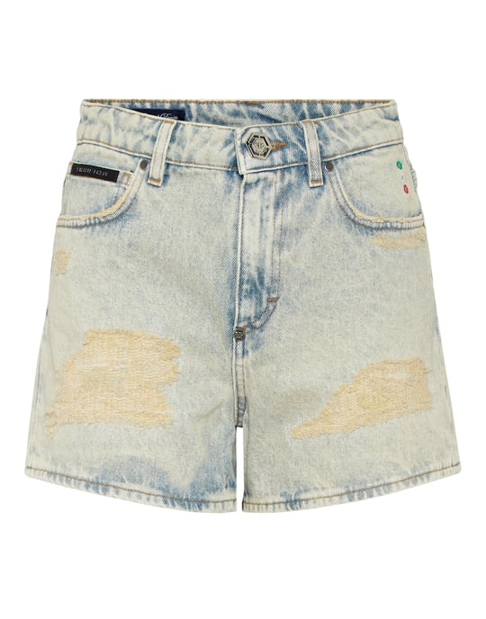 Denim Korte Broek - Image 1
