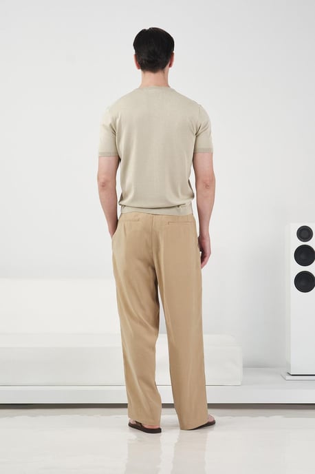 Tailored Wijde Pantalon met Plooien - Image 2