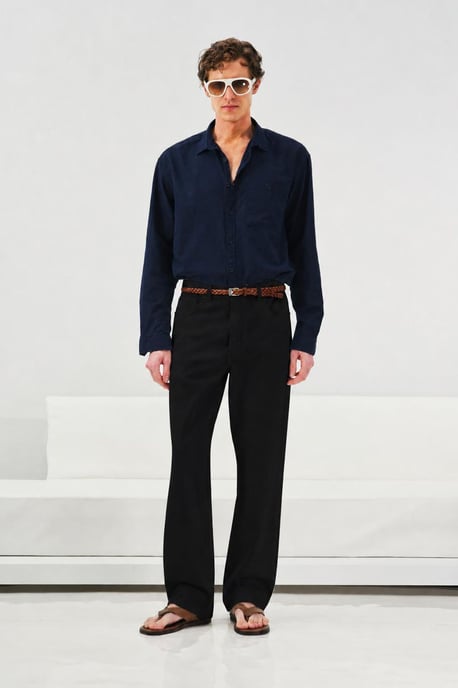 Heren Mid Waist Rechte Passende Jeans - Image 1