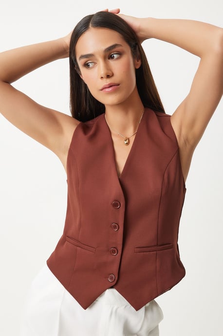 Crop Knop Vest - Image 3