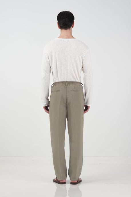 Hoge taille geplooide tailormade broek - Image 2